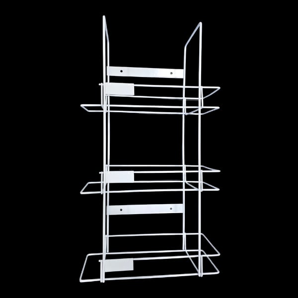 Glove Box Holder with Coated Metal 1 Unit Triple - additional product view 2