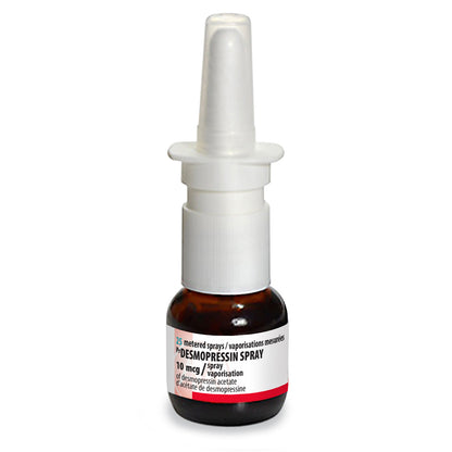 Desmopressin Nasal Spray 2.5 mL Bottle 10 Mcg