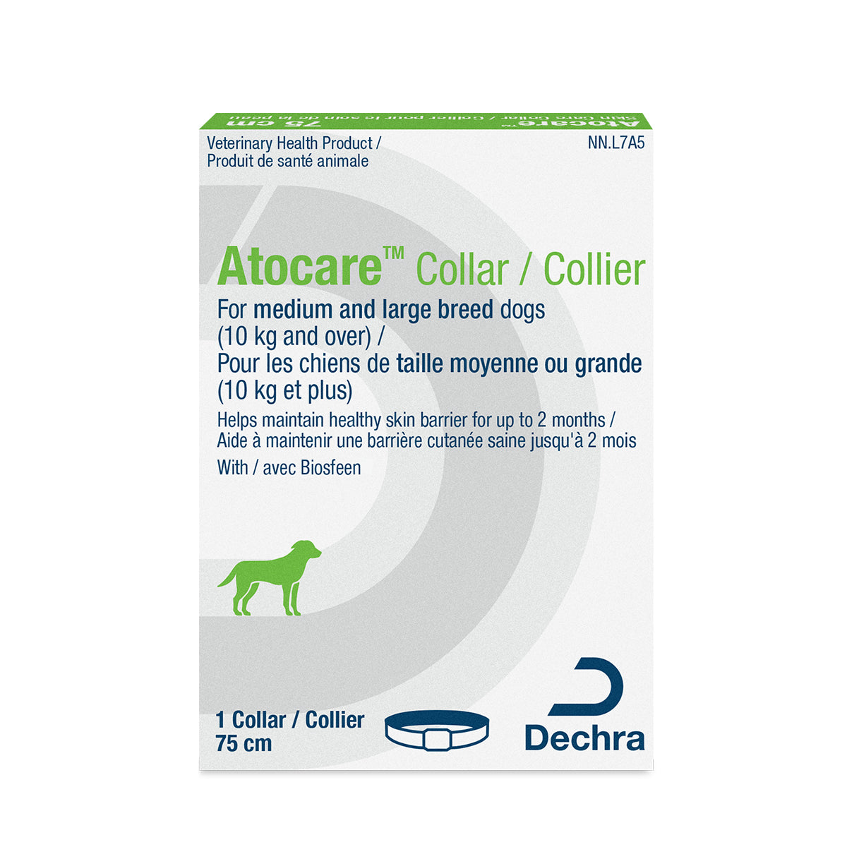 Atocare Collar for Dogs 75 cm 1 Collar 2.5 %