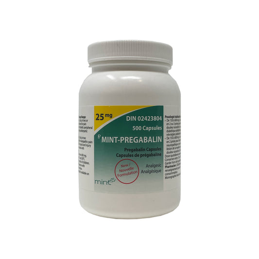 Mint - Pregabalin Gel Cap Bottle of 500 Gelcap