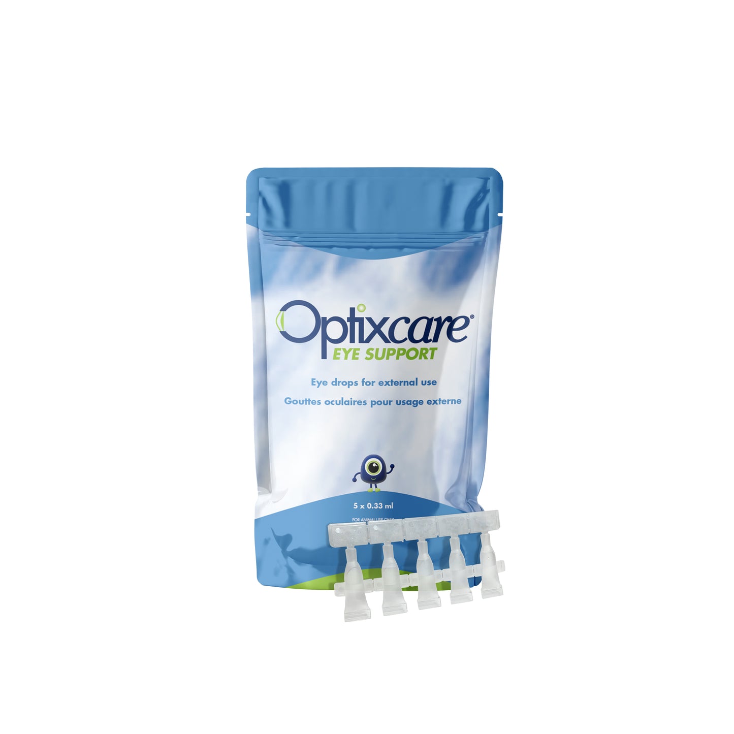 Optixcare Eye Support Eye Drops Unidoses Pack of 5, 0.33 mL