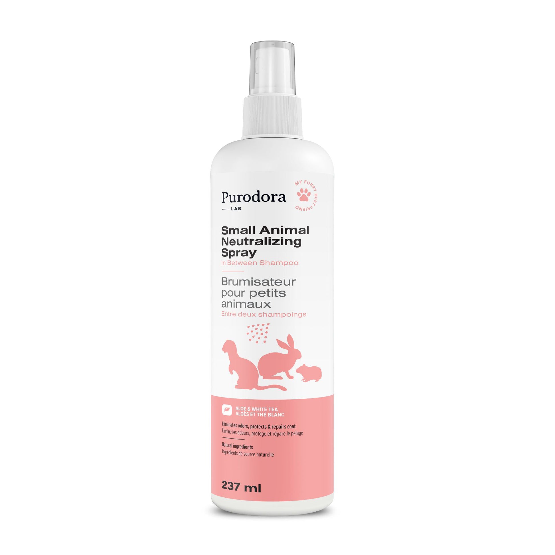Neutralizing Pet Spray for Small Animals 237 mL Spray Bottle