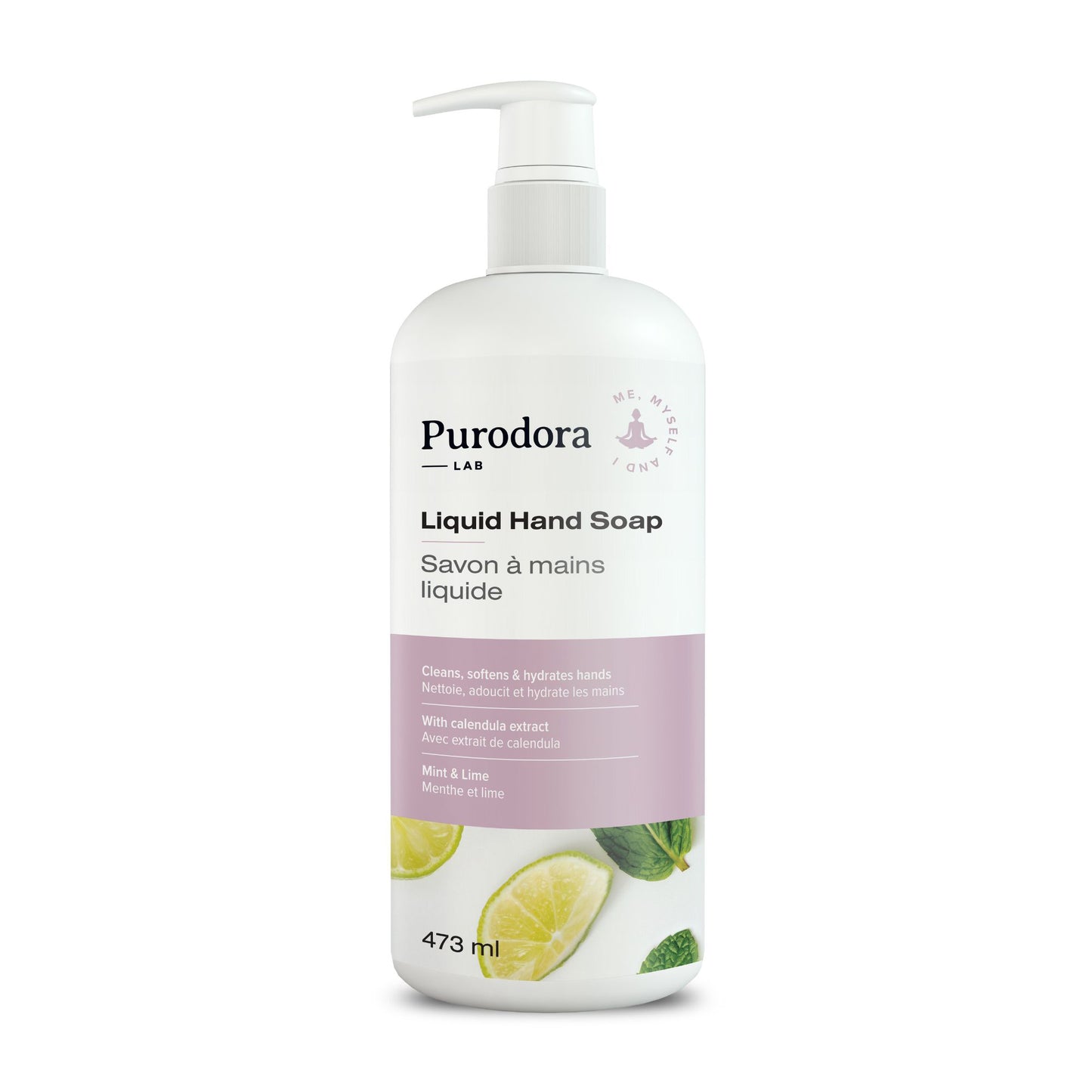 Hand Soap Liquid - Mint and Lime 473 mL Bottle