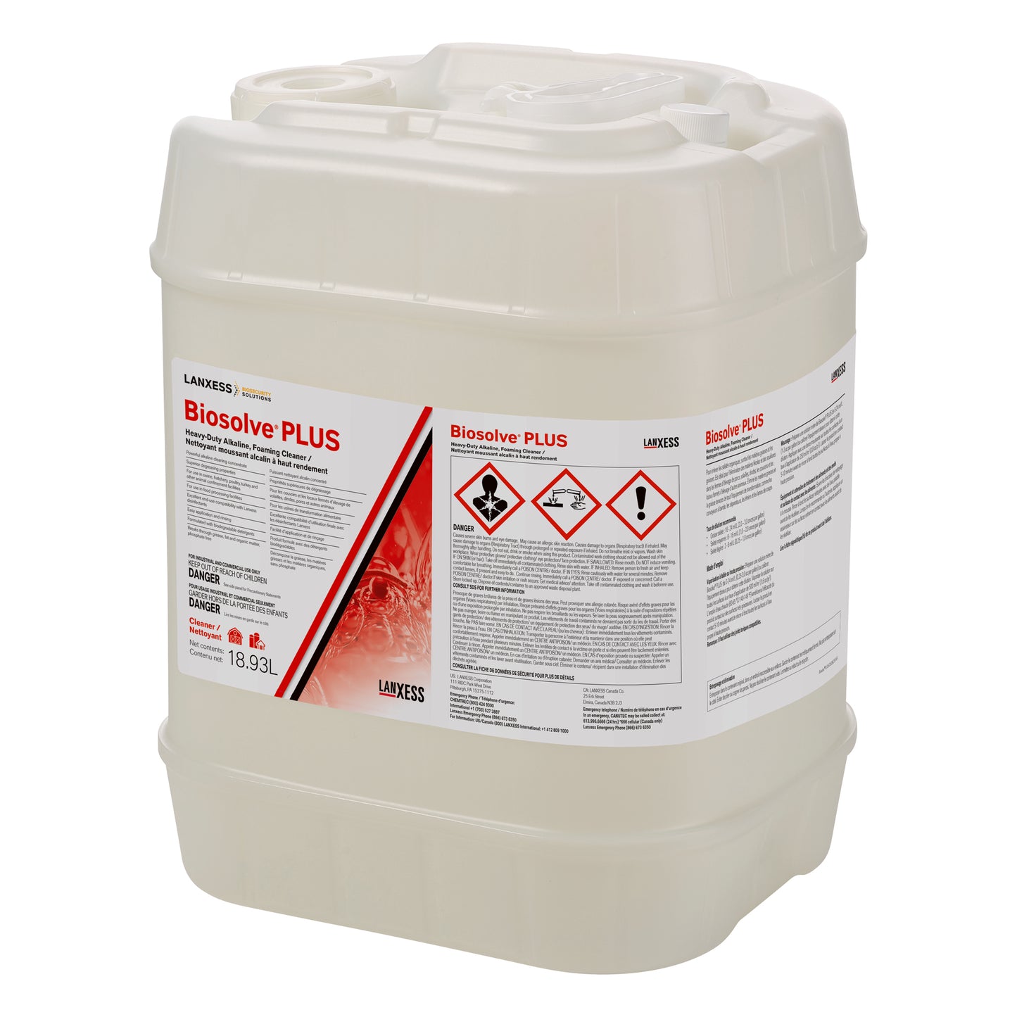 Biosolve Plus Alkaline Detergent 18.9 L Container
