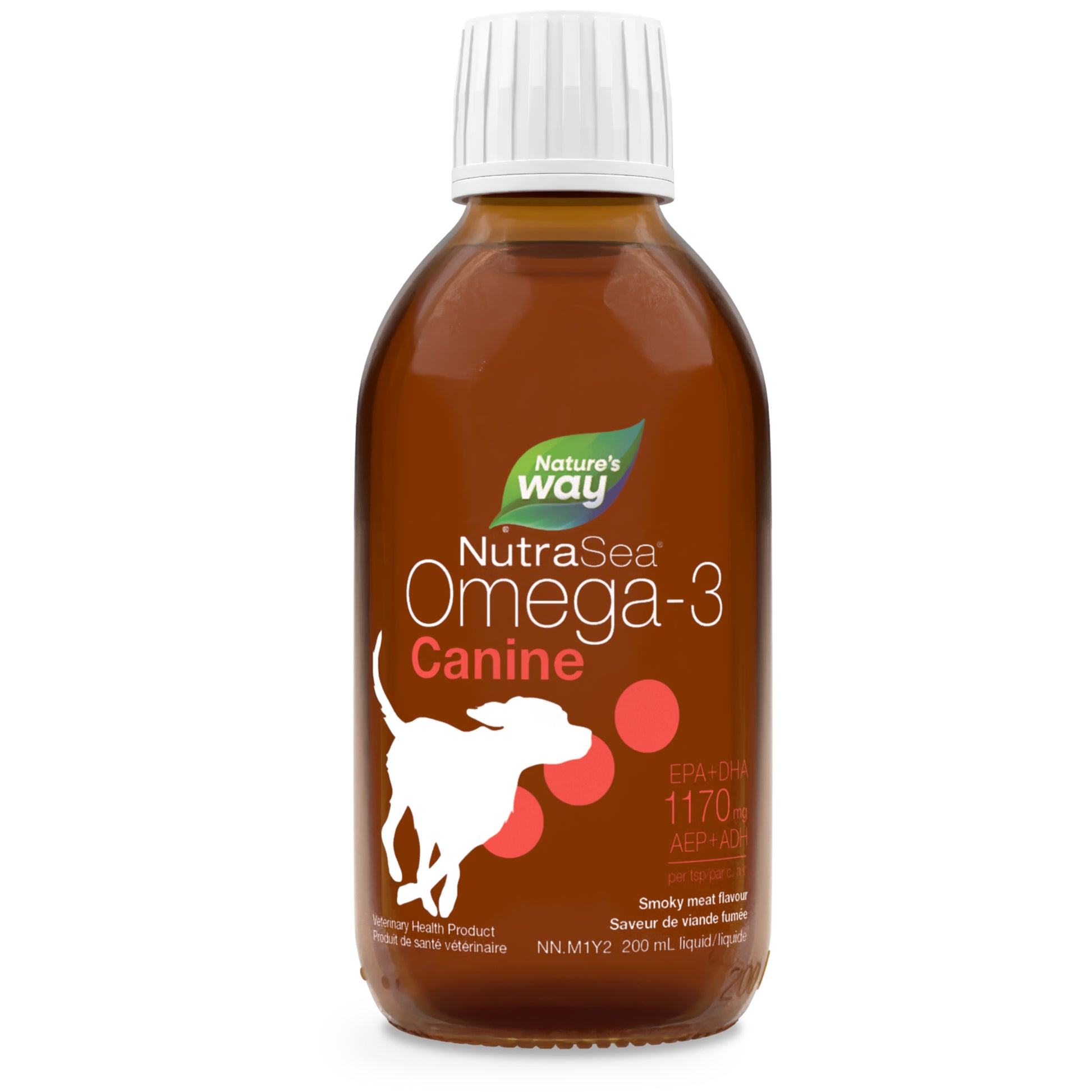 NutraSea Omega - 3 Canine for Dogs (Smoky Meat) 200 mL Bottle