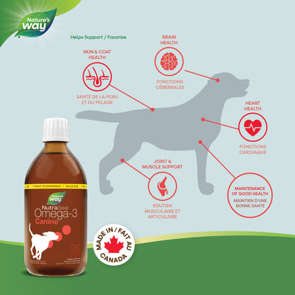 NutraSea Omega - 3 Canine for Dogs (Smoky Meat) 500 mL Bottle - additional product view 4
