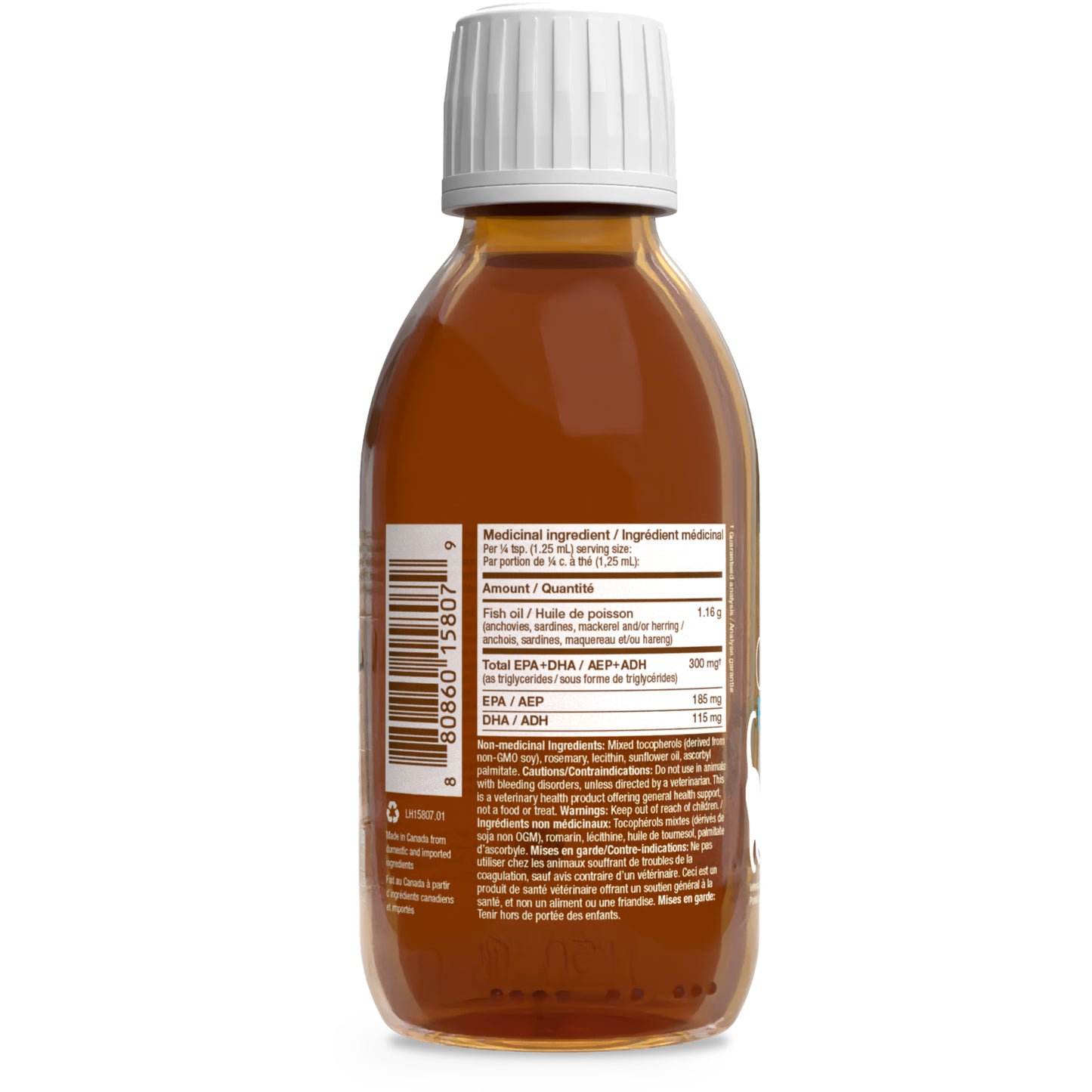 NutraSea Omega - 3 Feline for Cats (Original) 140 mL Bottle - additional product view 2