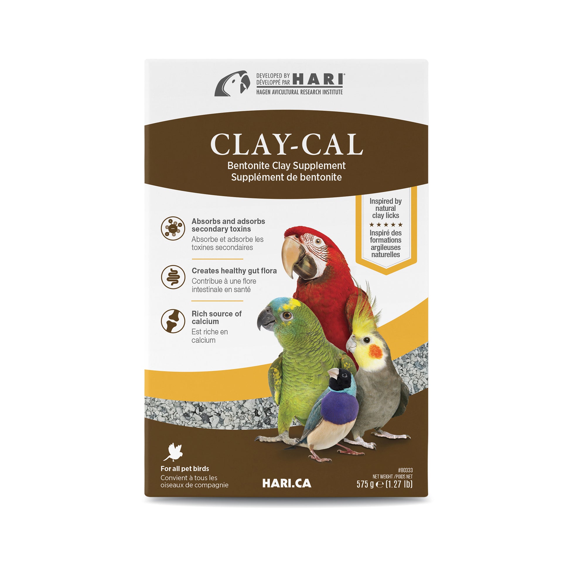 Clay - Cal Bentonite Clay Supplement for Birds (Original) 575 g