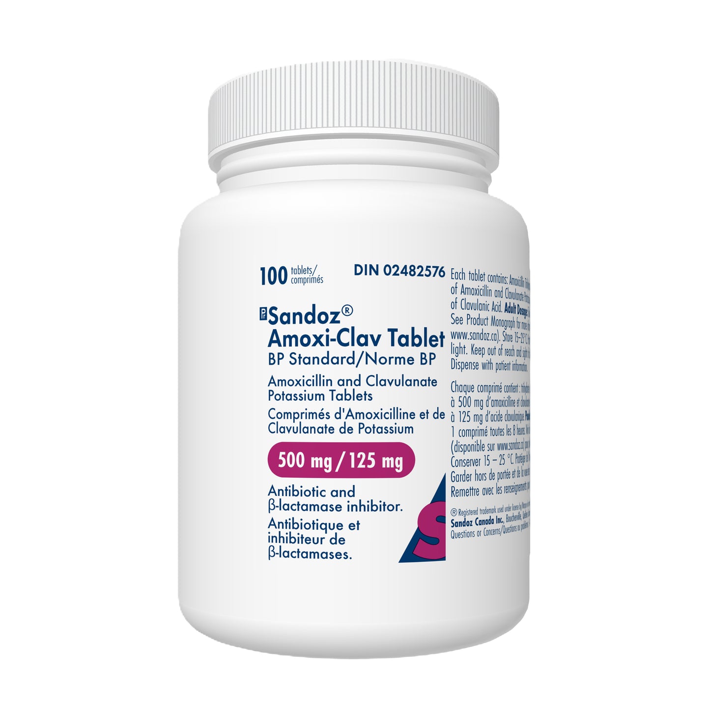 Amoxi - Clav Tablet Bottle of 100 Tablets