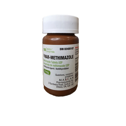 MAR - Methimazole Tablet Bottle of 100 Tablets