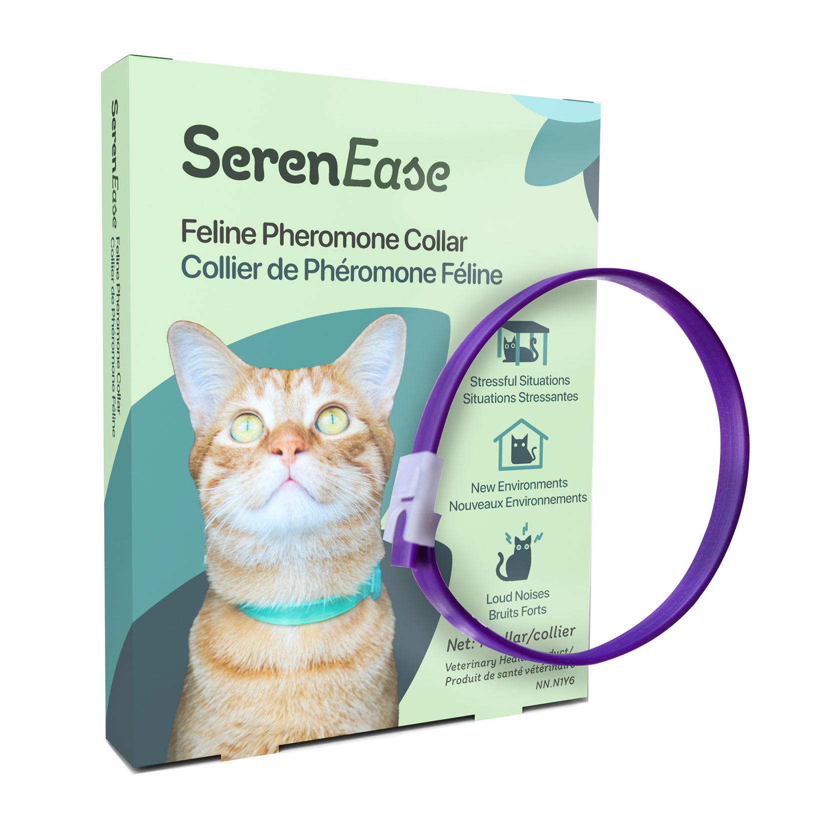 SerenEase Pheromone Collar for Cats 1 Unit