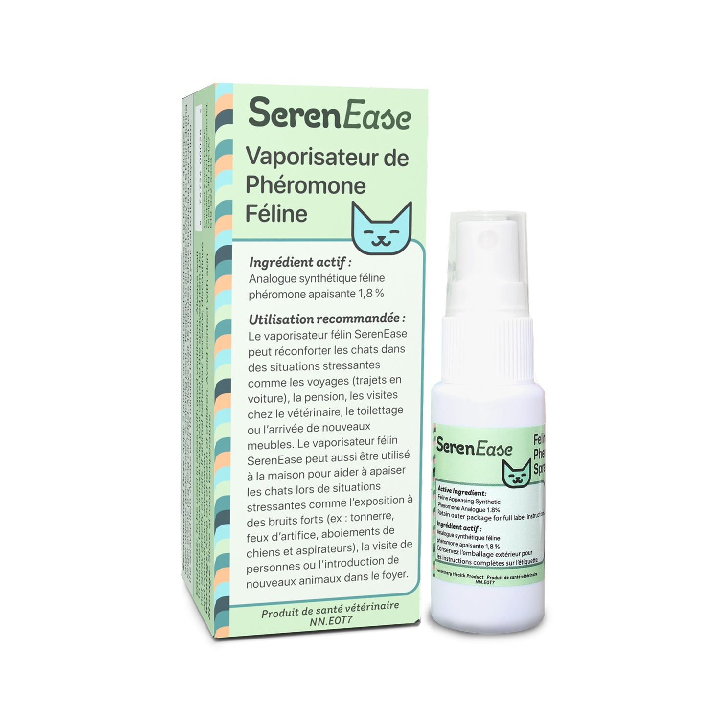 SerenEase Pheromone Spray for Cats 20 mL Spray Bottle