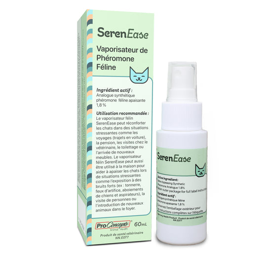 SerenEase Pheromone Spray for Cats 60 mL Spray Bottle