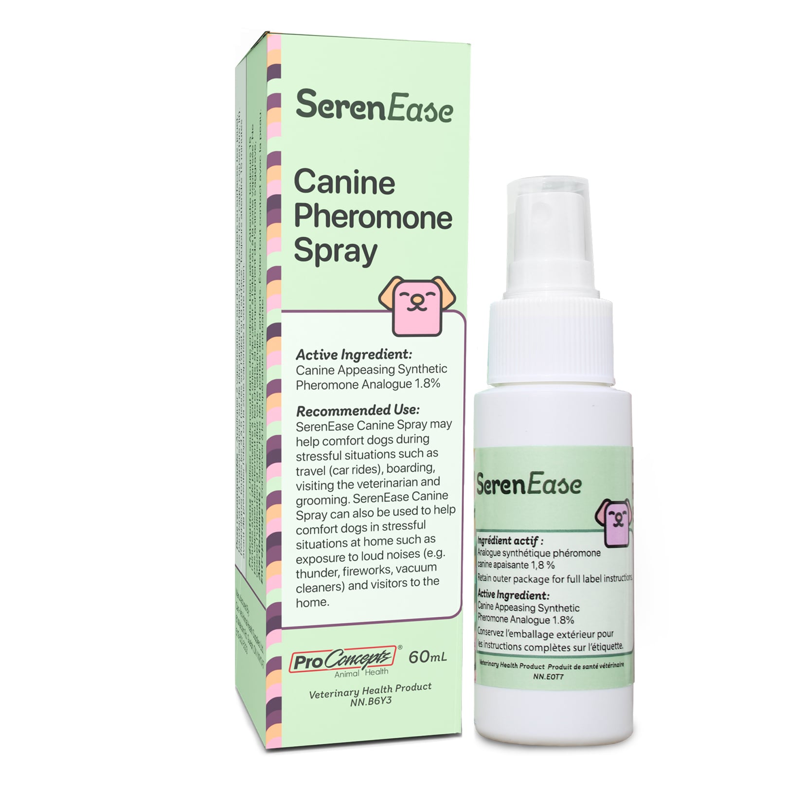 SerenEase Pheromone Spray for Dogs 60 mL Spray Bottle - additional product view 2