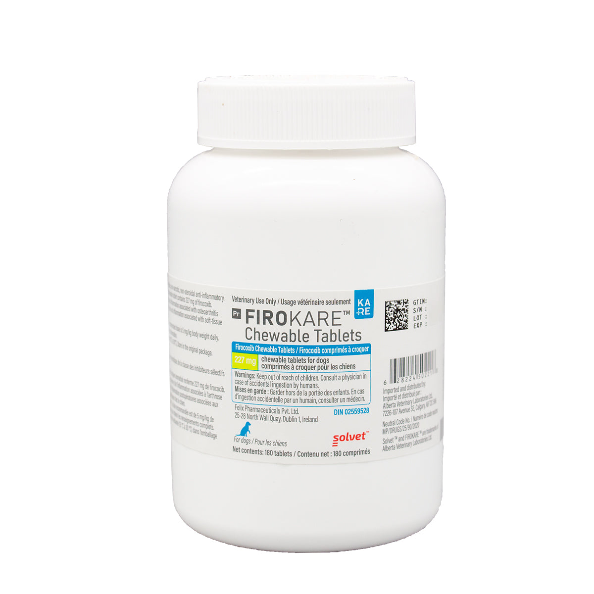 FiroKare Chewable for Dogs 180 Tablets 227 mg