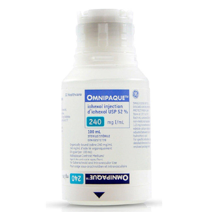 Omnipaque 240 100 mL Vial 518 mg / mL