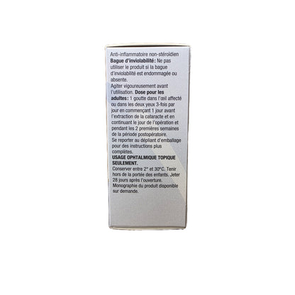 Nevanac Ophthalmic Suspension mL Bottle