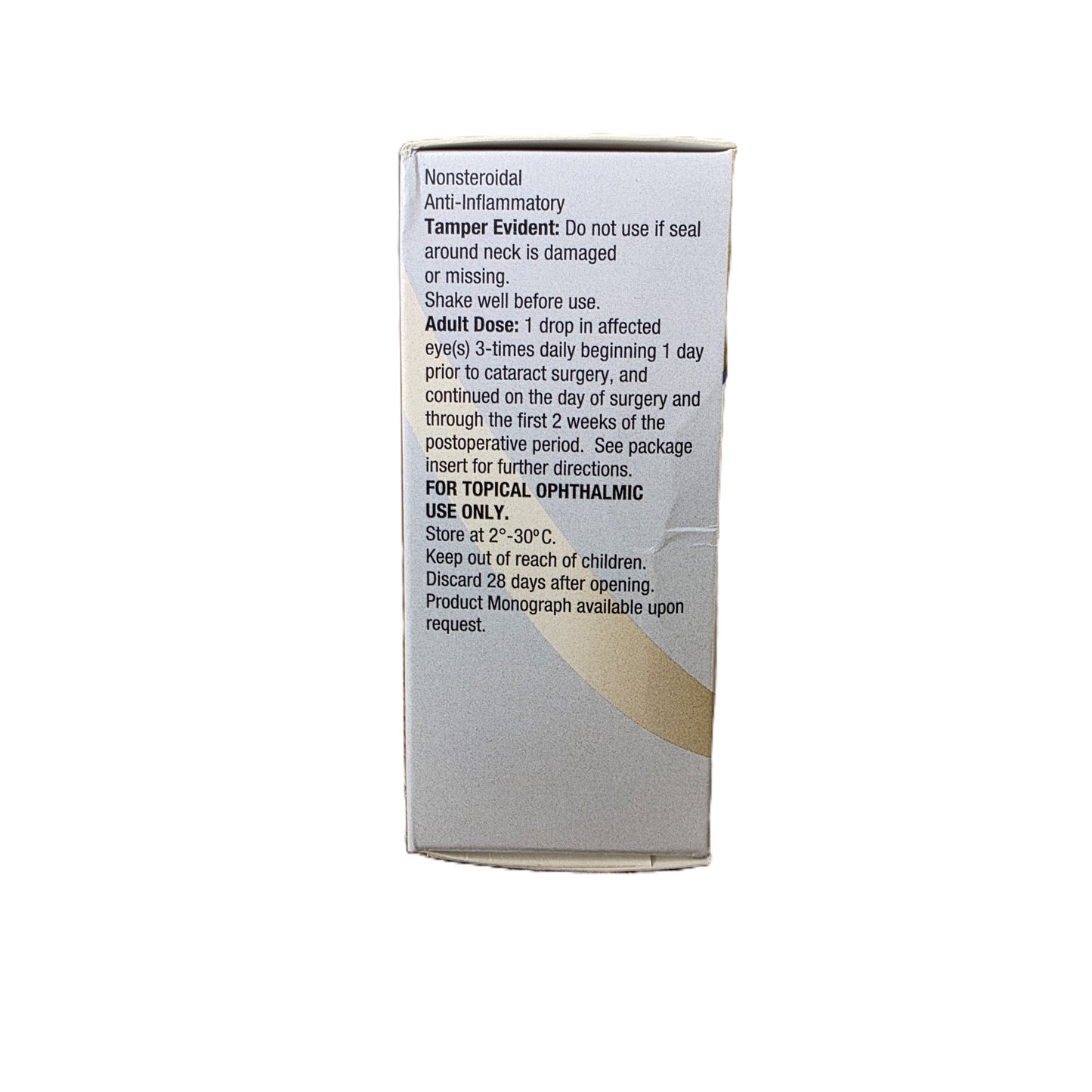 Nevanac Ophthalmic Suspension mL Bottle