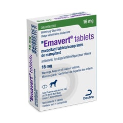 Emavert Tablets for Dogs, 16 mg, 4 Tablets - product image 1