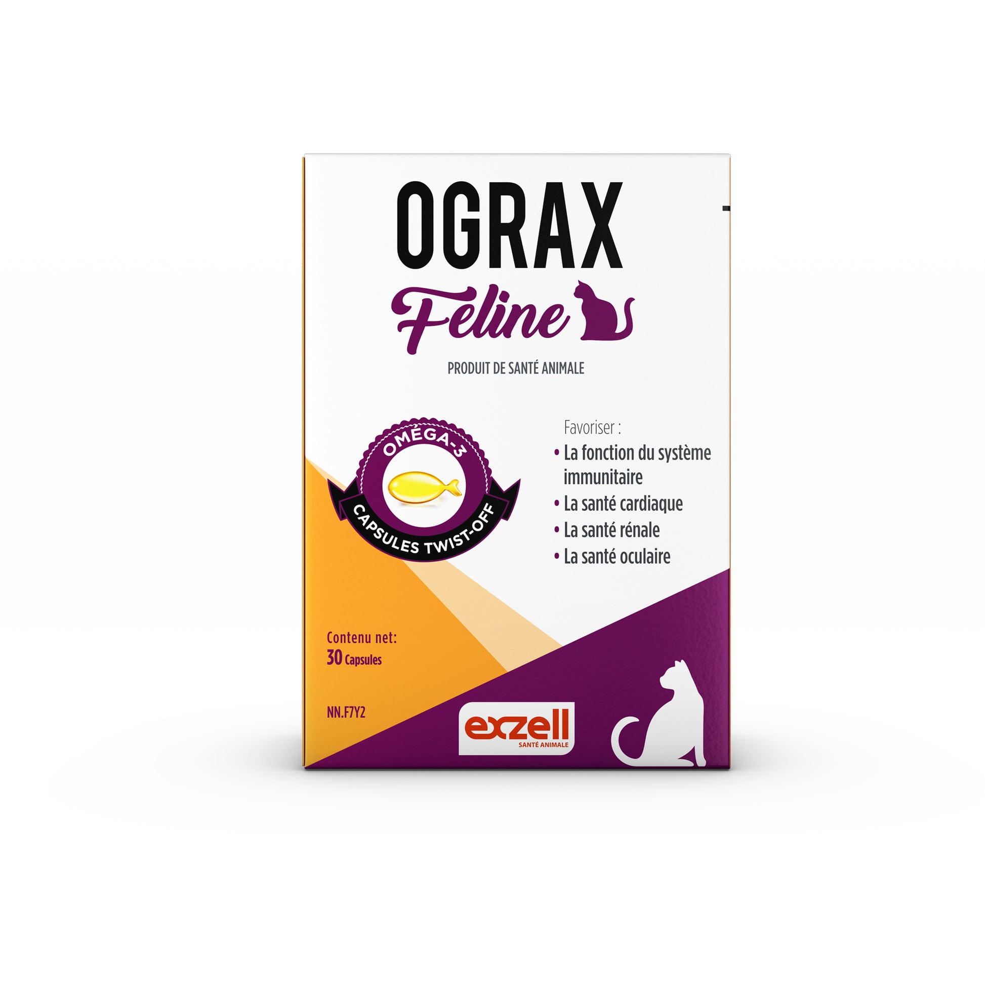 Ograx Feline Twist - Off Capsules for Cats 30 Cap 250 mg