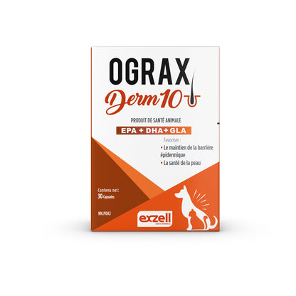 Ograx Derm for Cats and Dogs 30 Cap 36.2 / 634 mg