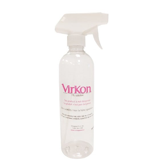Spray Bottle for the Virkon Solution 500 mL 1 Bottle