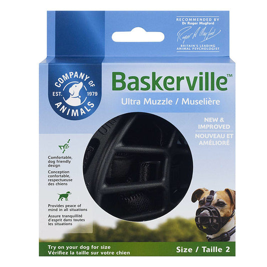 Ultra Muzzle for Dogs 1 Muzzle, Black, 2 - additional product view 2