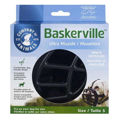 Ultra Muzzle for Dogs 1 Muzzle, Black, 5 - additional product view 2
