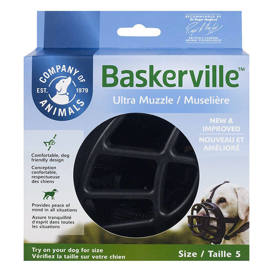 Ultra Muzzle for Dogs 1 Muzzle, Black, 5 - additional product view 2