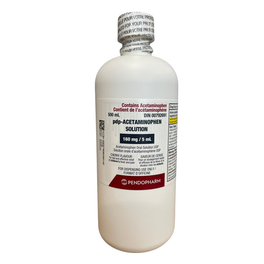 Pdp - Acetaminophen Solution 500 mL Bottle 32 mg / mL