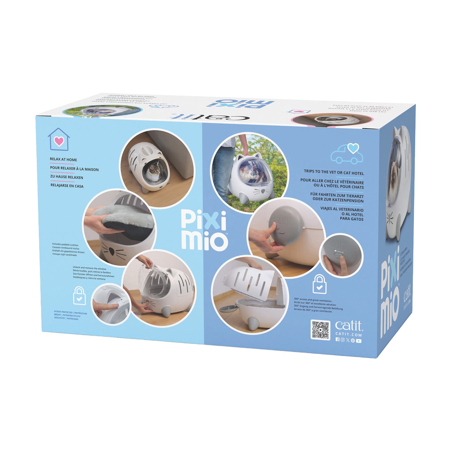 Carrier and Bed 2 in 1 PIXI Mio for Cats 1 Unit - additional product view 2