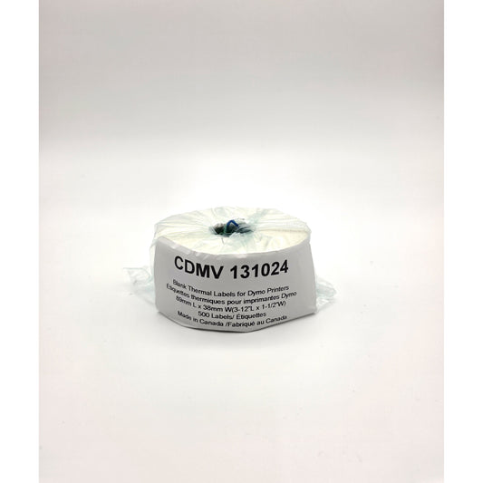 Thermal Label Blank 89 x 38 Mm for Dymo Printer Pack of 500