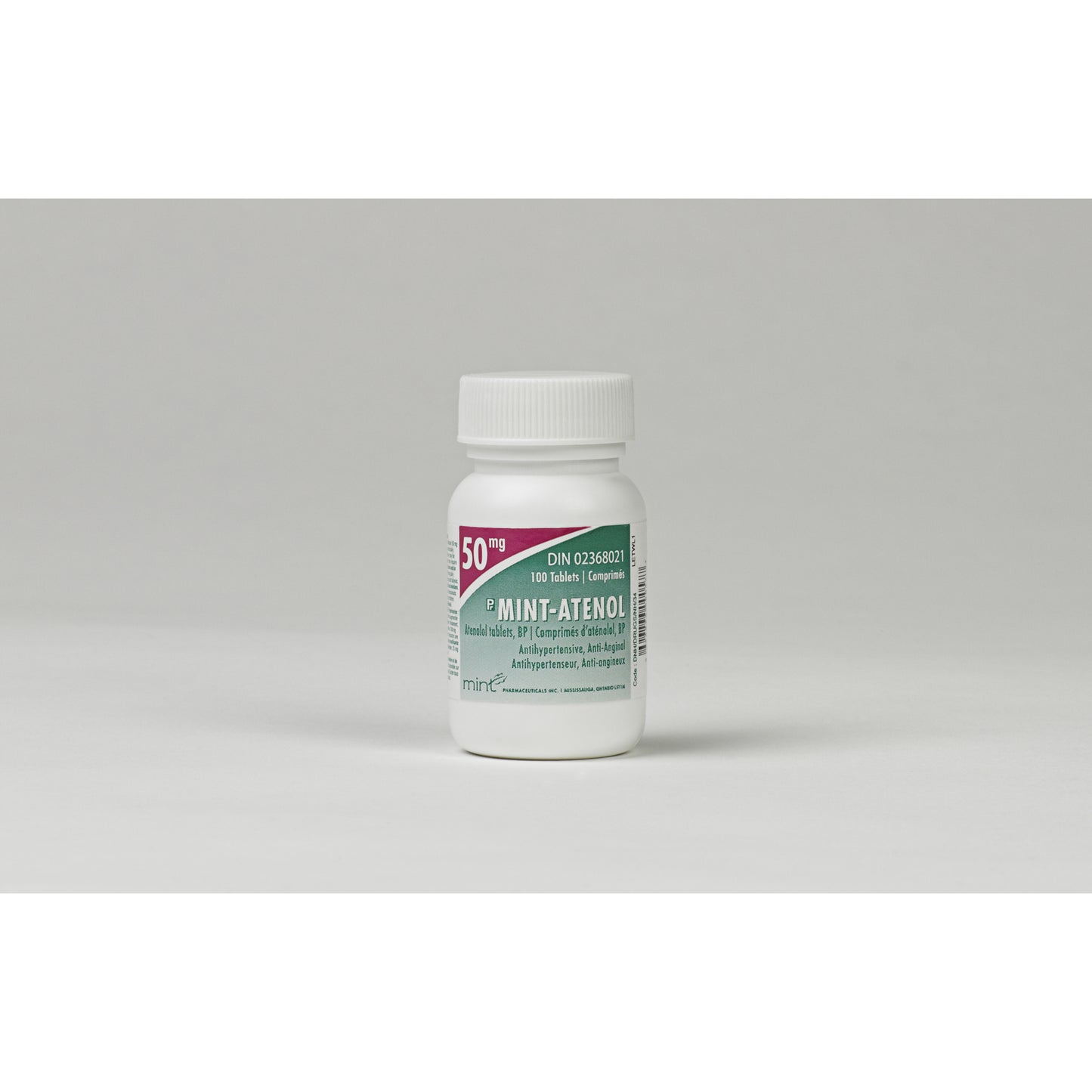 Mint - Atenol Tablet Bottle of 100 Tablets