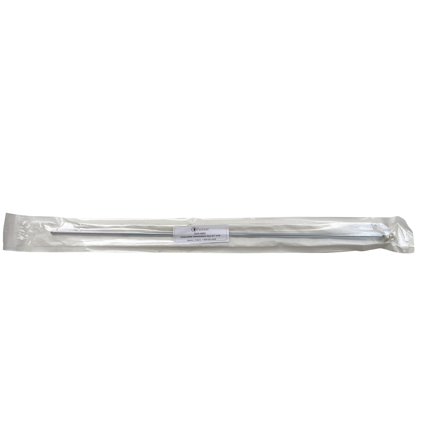 Insemination Gun - Disposable for Farm Animals 1 Gun 21 in x ½ Cc