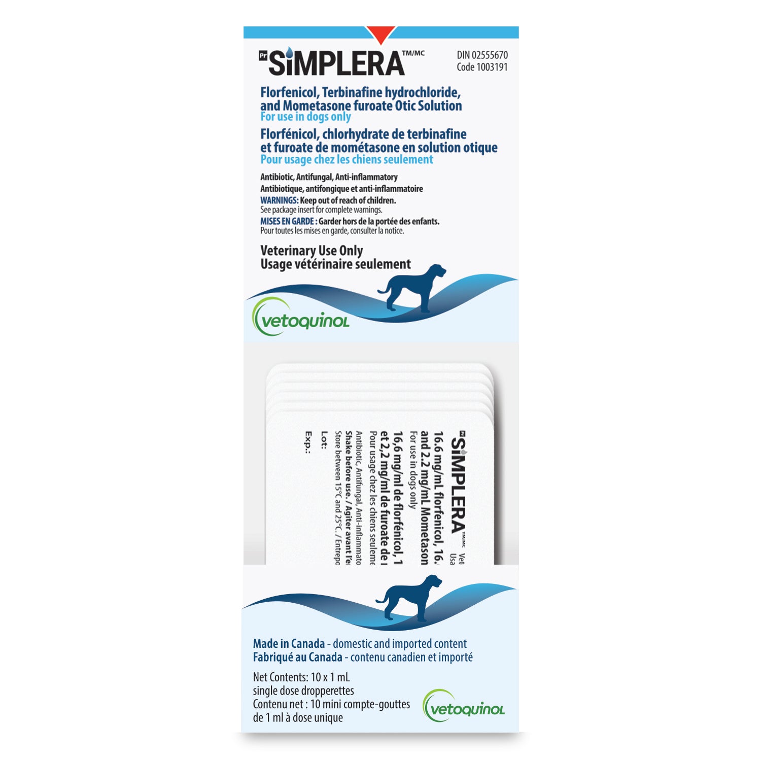 Simplera Otic Solution for Dogs 1 X 10 - Tube Pack