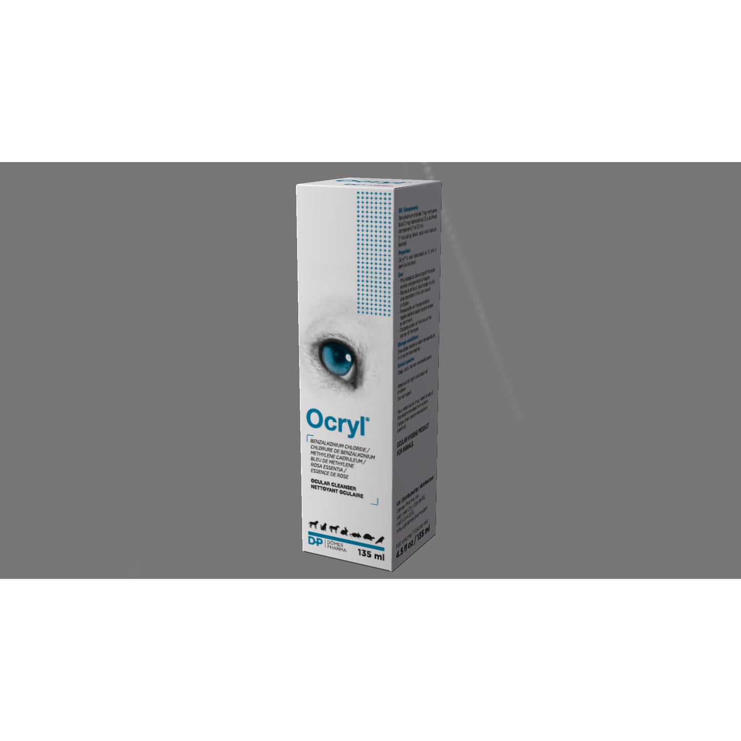 Ocryl Ocular Cleanser and Tear Stain Remover 135 mL Bottle - additional product view 2