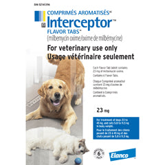 Interceptor Flavor Tabs for Cats and Dogs, White / Blanc, 6 Chews - product image 1