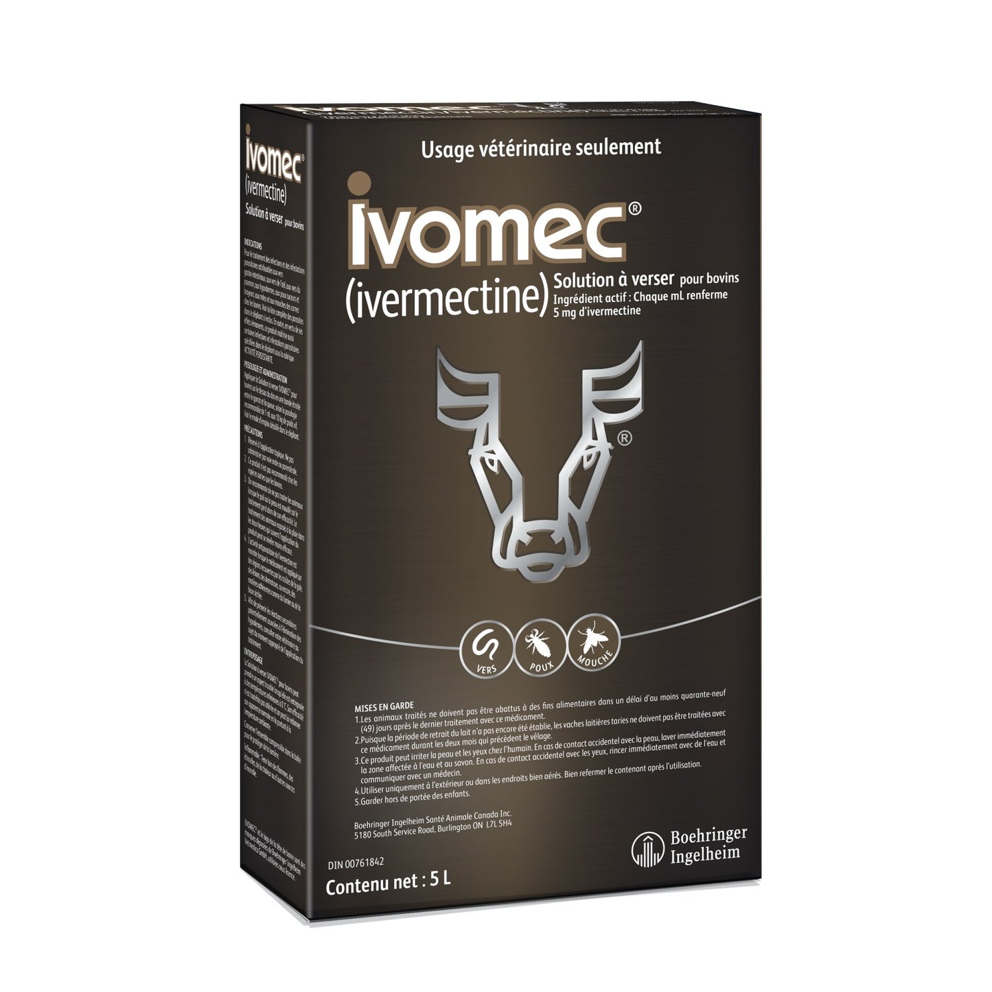 Ivomec Pour - on for Farm Animals 5 L 5 mg / mL