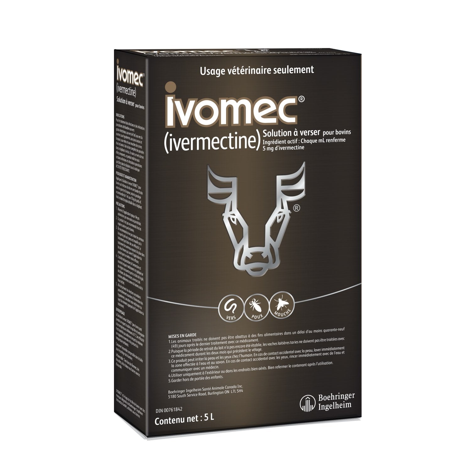 Ivomec Pour - on for Farm Animals 5 L 5 mg / mL