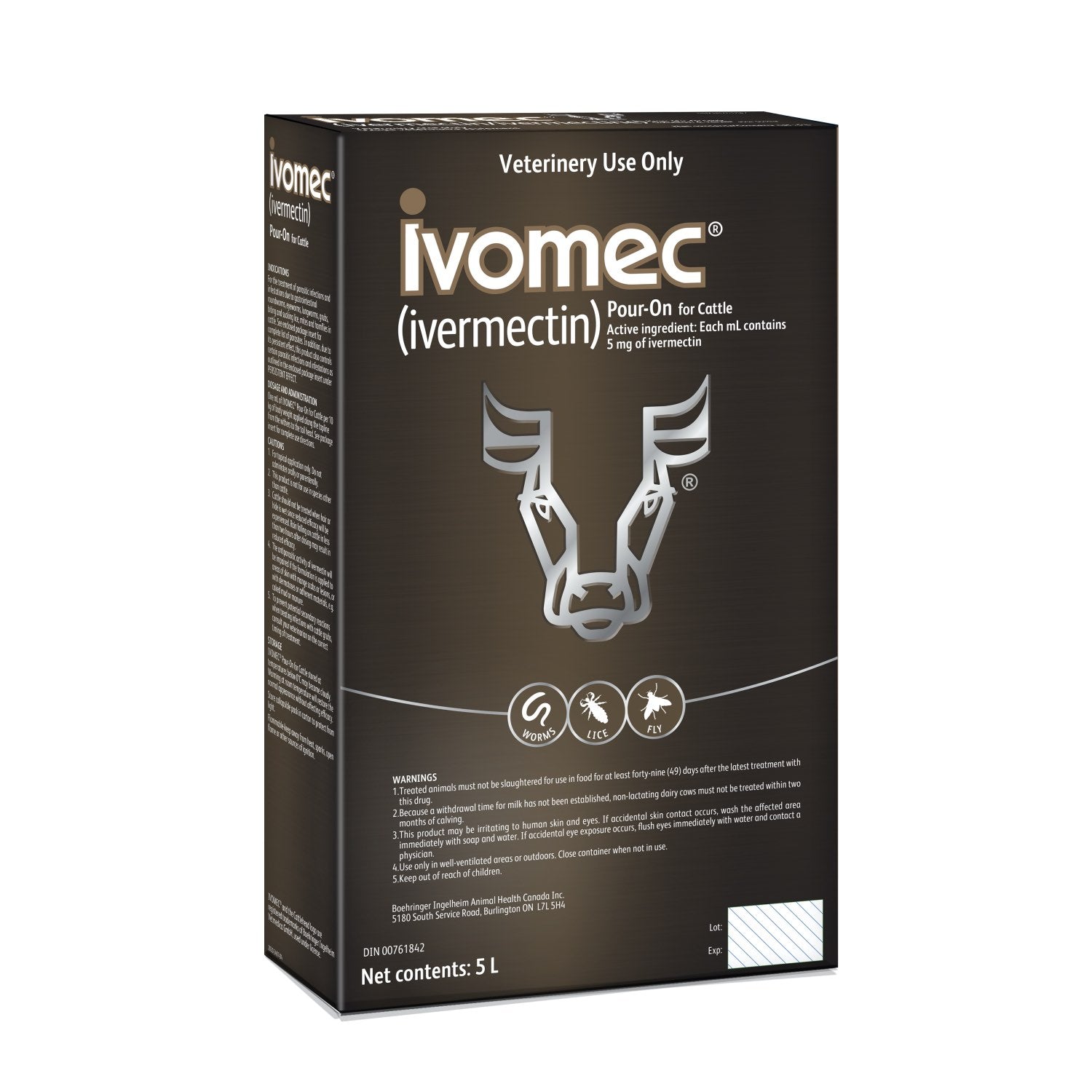 Ivomec Pour - on for Farm Animals 5 L 5 mg / mL