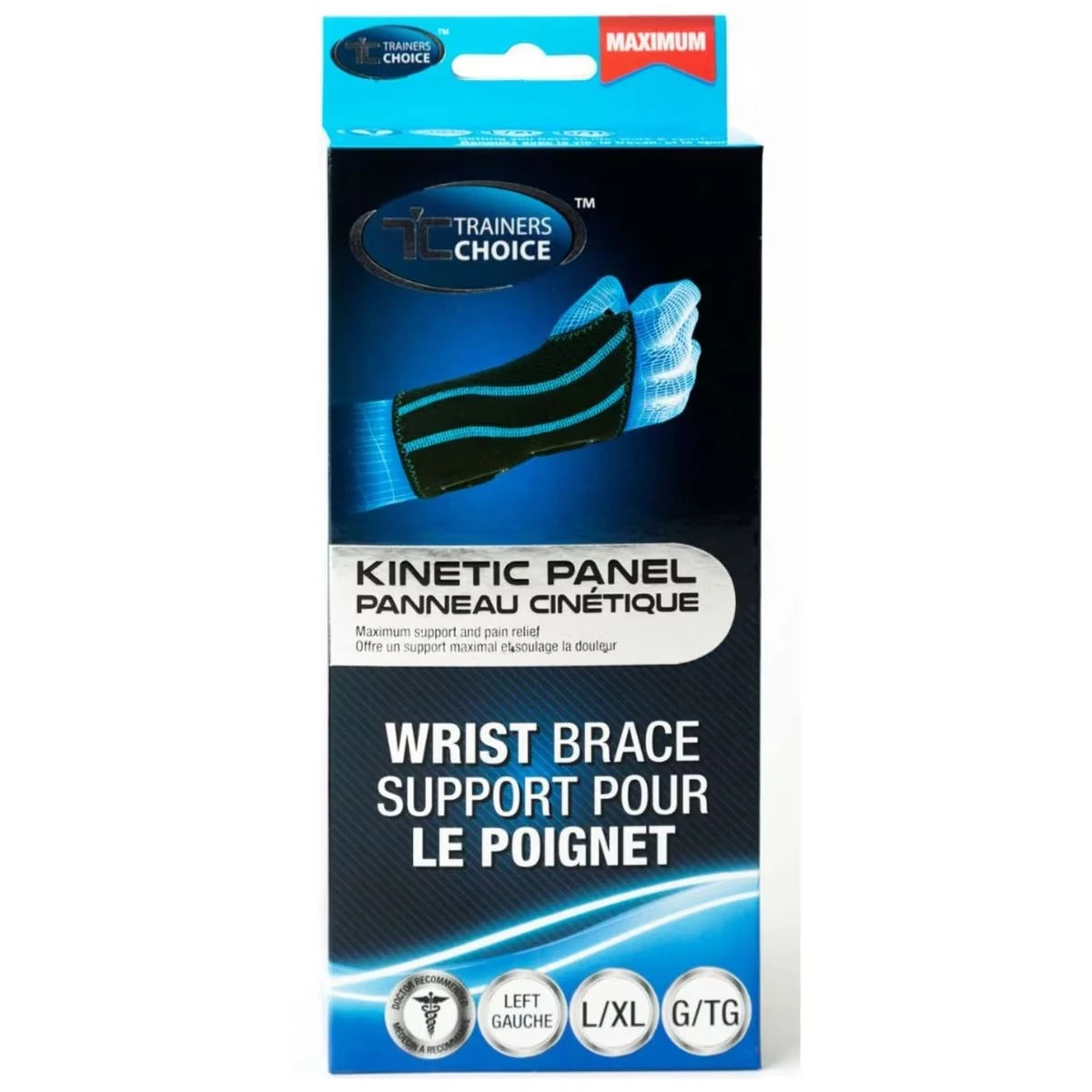 Trainers Choice Wrist Brace Left product image