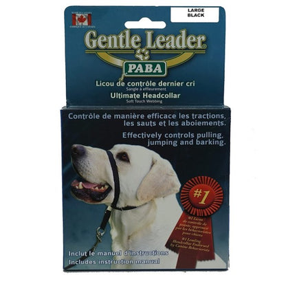 Gentle Leader Headcollar for Dogs, Black, Large, 1 Unit
