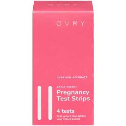 Ovry Early Result Pregnancy Test Strips front package