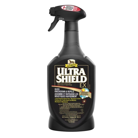 Ultra Shield EX Insecticide and Repellent for Horses 950 mL Spray Bottle