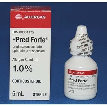 Pred Forte Ophthalmic Solution Suspension 1 Bottle of 5 mL