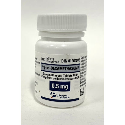 Pms-Dexamethasone, 0.5 mg, 100 Tablets - product image 3