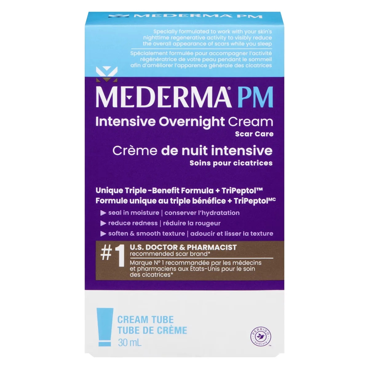 Mederma ScarIntensePM Crm 30ml 24pk front package