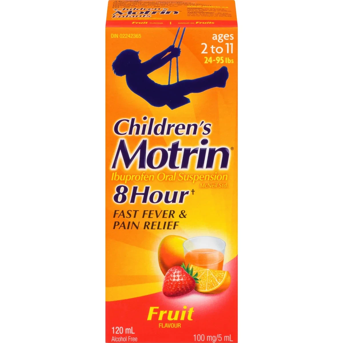 Motrin Children's Liquid Pain Relief, Ibuprofen, Fruit Flavour product image