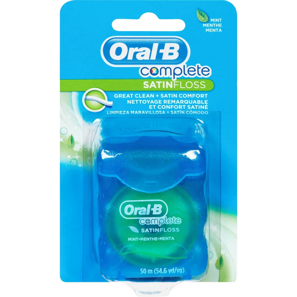 Oral B Satin Floss - Mint front package