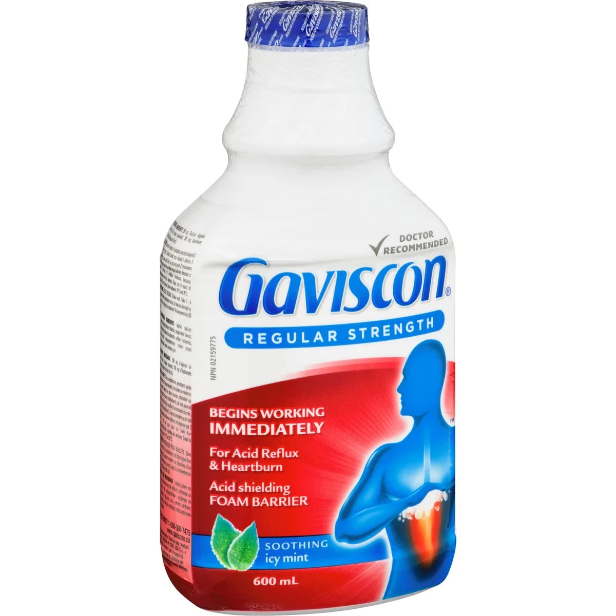 Gaviscon Regular Strength Liquid Soothing Icy Mint product detail